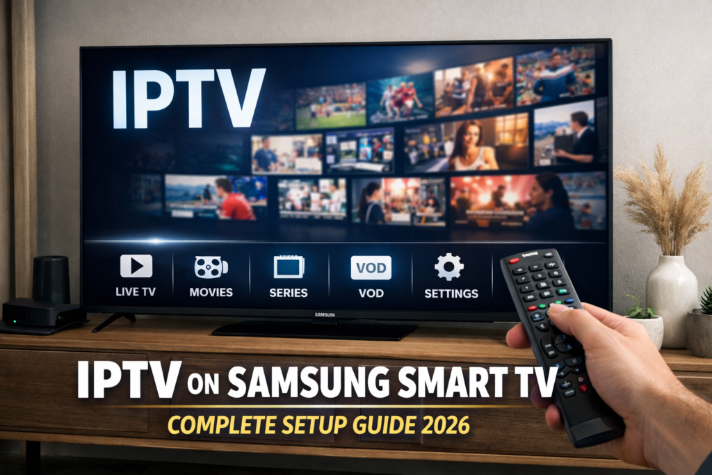 How to Set Up IPTV on Samsung Smart TV — Complete Guide 2026